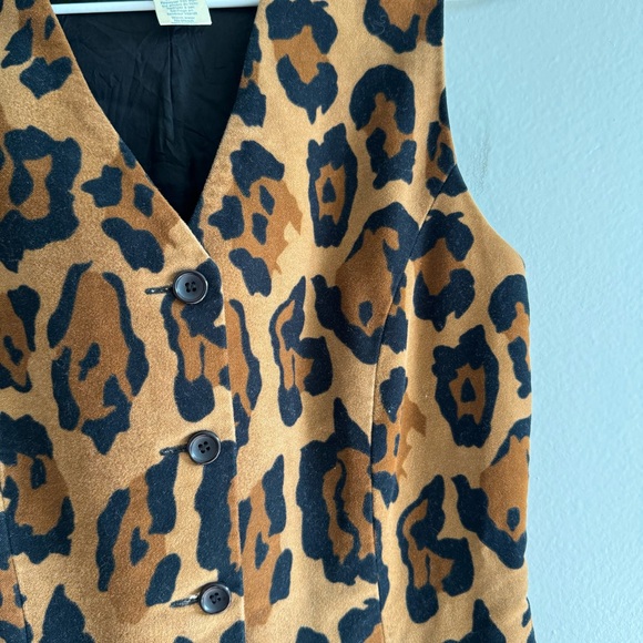 Jungle Kenzo Vintage Leopard Button Up Dress Size XS Made in France - Picture 3 of 11